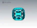 12.50 carat indicolite tourmaline Set with cushion cut - afghanistan. perfect for necklace available for sale.