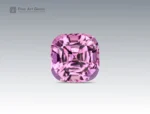 3.75 carat cushion-cut pink topaz gemstone from Pakistan.