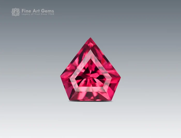 1.05 carat rhodolite garnet with fancy cut - africa. perfect for jewelry, necklace, pendant, and ring for sale.