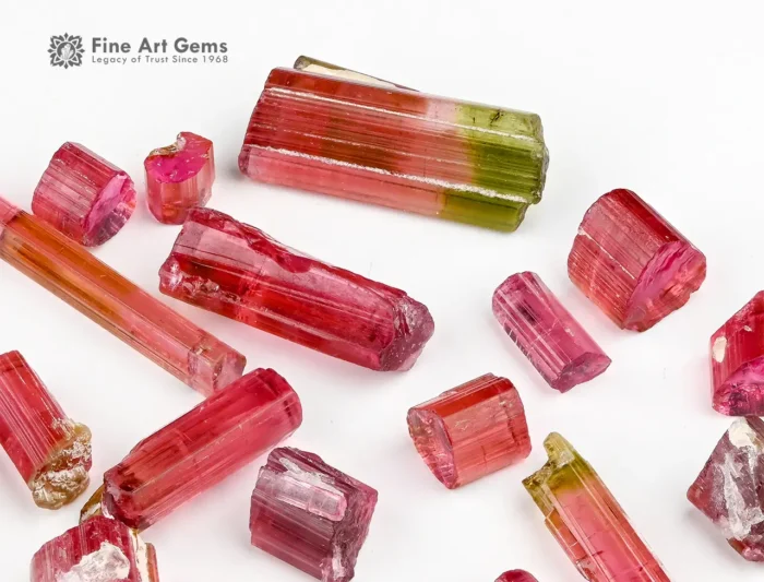 17 g rough tourmaline crystals for sale, ideal for collectors and crystal lovers.