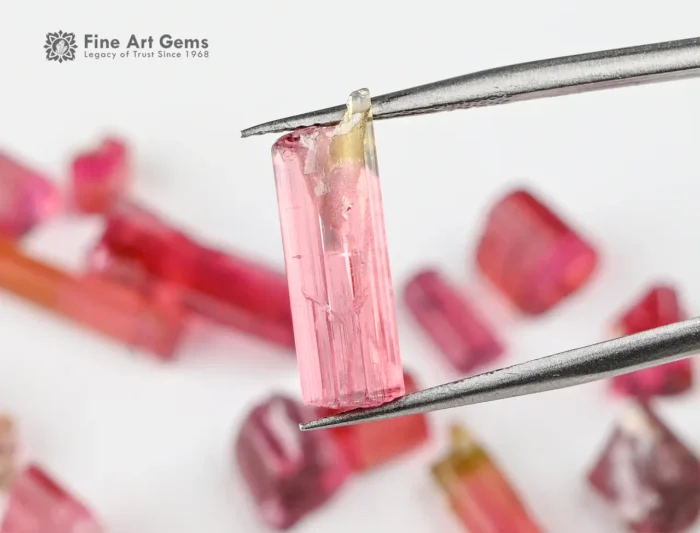 17 g rough tourmaline crystals for sale, ideal for collectors and crystal lovers.