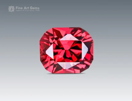 2.40 carat Rhodolite Garnet with cushion cut - africa. perfect for jewelry,necklace,pandent and ring for sale.