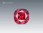 2.80 carat rhodolite garnet with cushion cut - africa. perfect for jewelry, necklace, pendant, and ring for sale.