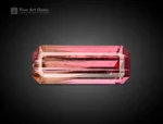 2.85 carats tourmaline gemstone with emerald cut from Afghanistan for sale.