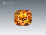 2.90 carat sphene (titanite) with cushion cut - pakistan. perfect for jewelry, necklace, pendant, and ring. for sale.