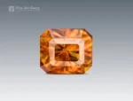 3.25 carat sphene (titanite) with emerald cut - pakistan. perfect for jewelry, necklace, pendant, and ring. for sale.