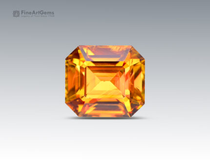 3.30 Carats Beautiful Yellow Sphene (Titanite) Natural Gemstone