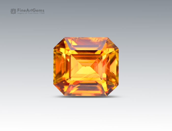 3.30 Carats Beautiful Yellow Sphene (Titanite) Natural Gemstone