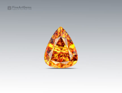 3.35 Carat Natural Yellow Sphene (Titanite) Gemstone from Pakistan