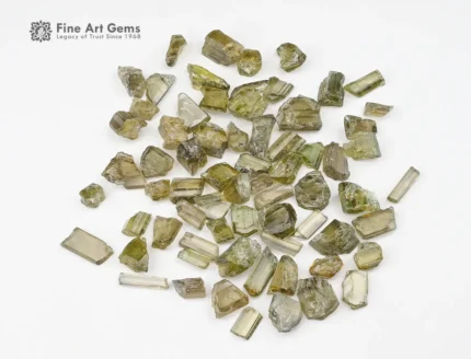 38 g rough zoisite crystals for sale, best for cutting gemstones and jewelry.
