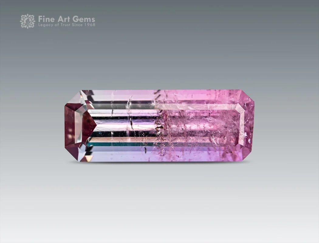 A 4.80 carat tourmaline with an emerald cut for sale makes it perfect for jewelry or any gem collection.