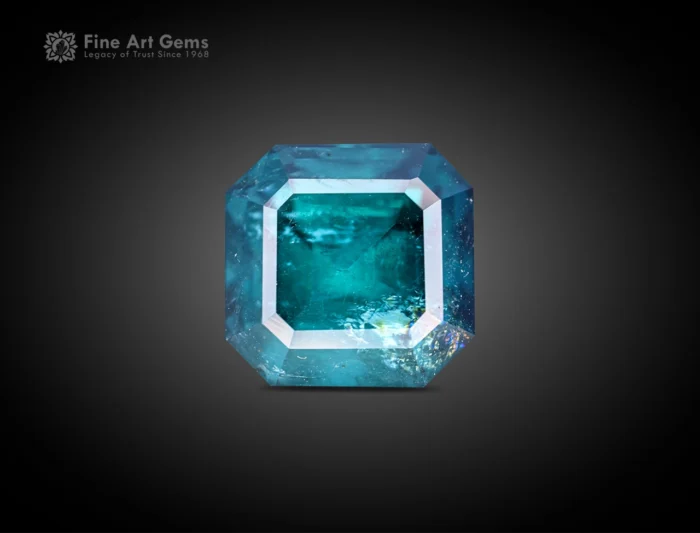tourmaline with asscher cut - afghanistan.perfect for pendant,rings,and gifts