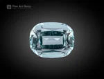 03 carat natural aquamarine cushion cut gemstone with blue color from Madagascar