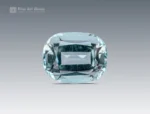 03 carat natural aquamarine cushion cut gemstone with blue color from Madagascar