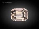 Natural 16.55 carat cushion cut quartz with sparkling clarity from Pakistan, ideal for jewelry and gemstone collections