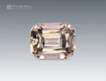 Natural 16.55 carat cushion cut quartz with sparkling clarity from Pakistan, ideal for jewelry and gemstone collections