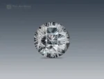 22-carat round brilliant cut quartz gemstone from Pakistan, ideal for jewelry, rings, pendants, and gemstone collections