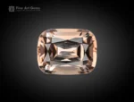 3.45 carat cushion-cut topaz gemstone from Pakistan, featuring a natural golden color, perfect for jewelry, rings, pendants, and gemstone collections.
