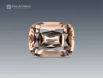 3.45 carat cushion-cut topaz gemstone from Pakistan, featuring a natural golden color, perfect for jewelry, rings, pendants, and gemstone collections.