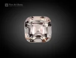 6.40 carat cushion cut topaz gemstone with champagne tones and sparkling brilliance sourced from Pakistan