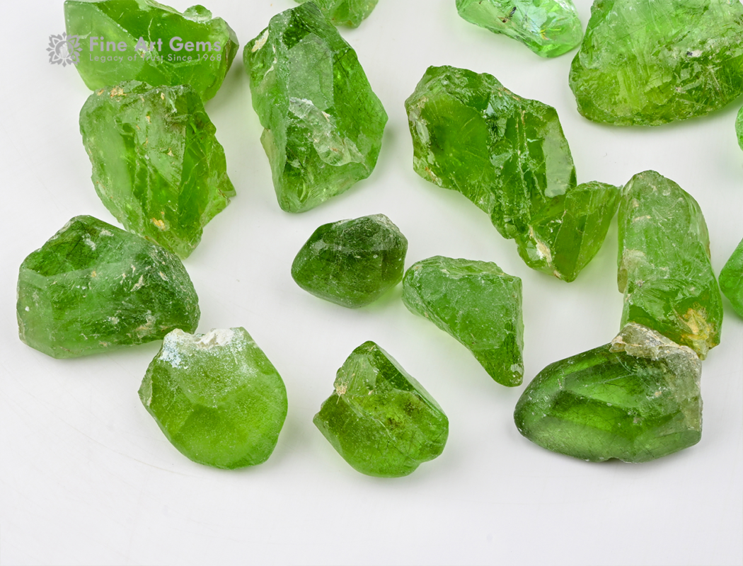 63 grams rough peridot Crystals for sale, ideal for collectors and crystal lovers.