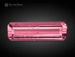Natural 0.90 carat tourmaline with emerald cut from Afghanistan, perfect for a ring, pendant, or jewelry collection