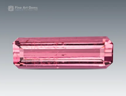 Natural 0.90 carat tourmaline with emerald cut from Afghanistan, perfect for a ring, pendant, or jewelry collection