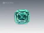 03 carat cushion cut green tourmaline gemstone from Afghanistan, ideal for jewelry, rings, pendants, or collector pieces.