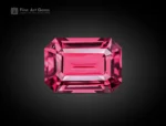 1.15 carat rhodolite garnet with emerald cut, perfect for rings, pendants, or jewelry collections