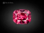 Natural 1.35 carat rhodolite garnet with cushion cut from Africa, ideal for a ring, pendant, or fine jewelry