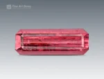 Natural 1.35 carat tourmaline with emerald cut from Afghanistan, ideal for a ring, pendant, or fine jewelry collection