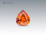 1.50 carat sphene titanite with pear cut from Pakistan