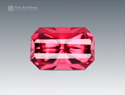 1.55 carat fancy cut rhodolite garnet gemstone from Africa, perfect for rings, pendants, and elegant jewelry designs