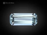 1.65-carat emerald-cut aquamarine from Madagascar, perfect for rings, pendants, and custom jewelry.