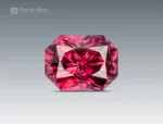 Natural 1.85 carat rhodolite garnet with radiant cut, ideal for rings, pendants, or fine jewelry collections