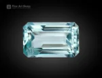 1.95 carat emerald cut aquamarine gemstone from Madagascar, perfect for rings, pendants, and fine jewelry.