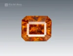 2.20 carat sphene (titanite) gemstone from Pakistan with golden-orange fire, ideal for rings, pendants, and fine jewelry