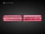5.30 carat emerald cut tourmaline pair from Afghanistan, perfect for earrings, twin rings, or custom jewelry