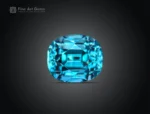 7.75 carat zircon with cushion cut from Cambodia