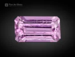 0.95ct topaz gemstone with emerald cut from Pakistan, fine faceted gem with clear brilliance.
