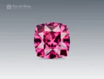 Vibrant 1.30 carat rhodolite garnet in cushion cut from Africa – ideal gemstone for rings, pendants, and custom jewelry collections.