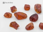 Fine rough bastnaesite crystal displaying reddish-brown color and natural luster from Pakistan.