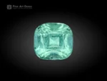 2.80-carat mint-green Tourmaline in a cushion-cut, Afghan origin, with a soft gemmy look.