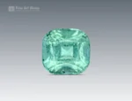2.80-carat mint-green Tourmaline in a cushion-cut, Afghan origin, with a soft gemmy look.