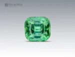 Natural 2.35 carat cushion cut tourmaline from Afghanistan with a vivid bluish-green color and excellent brilliance. Ideal for rings, pendants, or custom jewelry designs, this tourmaline reflects light beautifully, revealing depth of color and clarity.