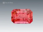 Emerald cut pink vayrynenite gemstones from Shengus, Roundu District, Pakistan