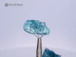 Fine, deep-blue tourmaline rough crystals from Afghanistan, with etched terminations, display quality, and are well-formed.