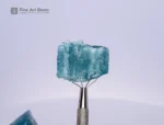 Fine, deep-blue tourmaline rough crystals from Afghanistan, with etched terminations, display quality, and are well-formed.