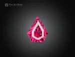 Hot pink kite cut rhodolite garnet natural gemstone 1 carat eye clean Africa