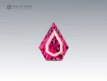 Hot pink kite cut rhodolite garnet natural gemstone 1 carat eye clean Africa
